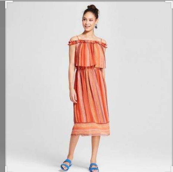 ***3 for 20*** 🏵️🏵️Orange summer dress - Picture 1 of 3